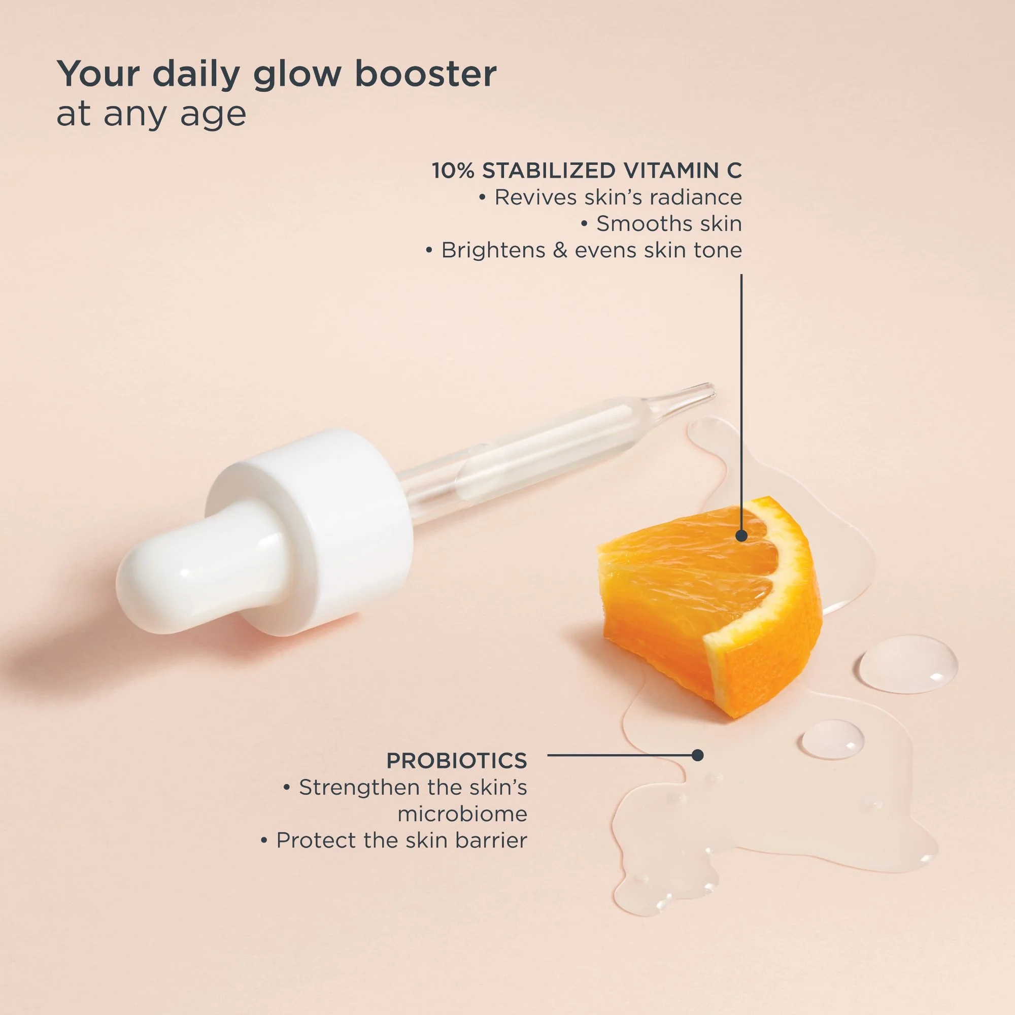 Sérum 10% vitamine C + probiotiques - 30mL - Image 3