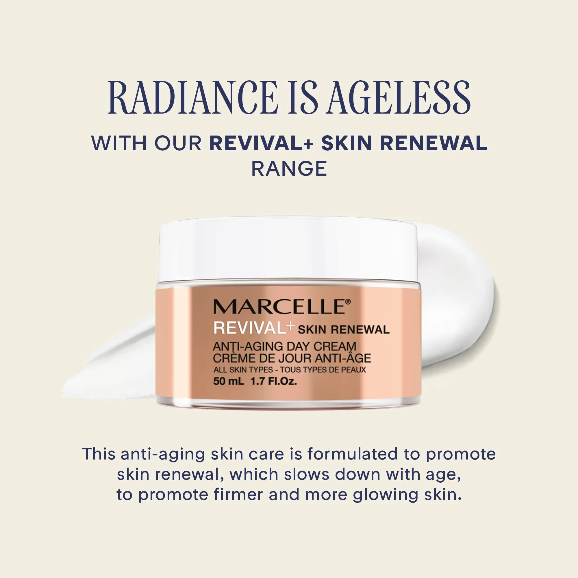 Crème jour anti-âge tous types de peaux Revival+ Skin Renewal - Image 4